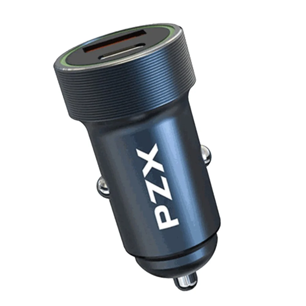 Car charger PZX C916, 20 W, Type-C and USB ports