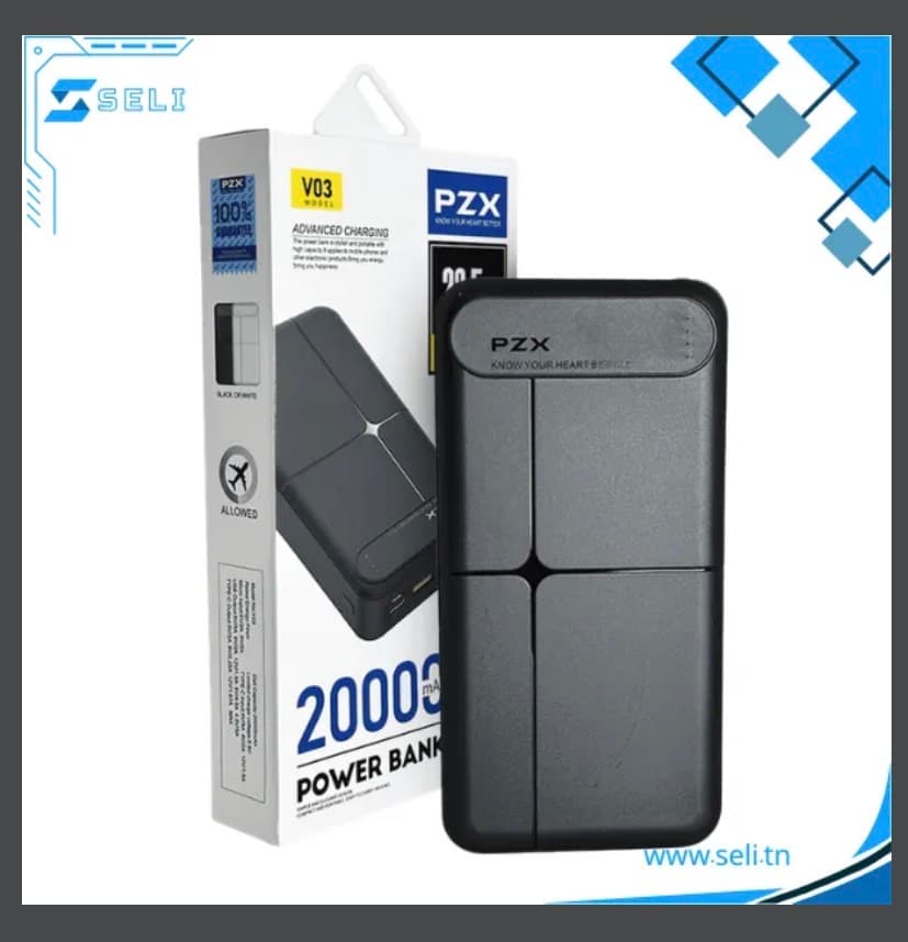 Power Bank PZX V03 20000mAh 22.5W Fast Charging